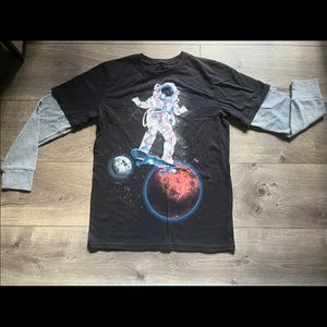 The Children’s Place | Long sleeve | Black/grey shirt | Size L (10/12) | New